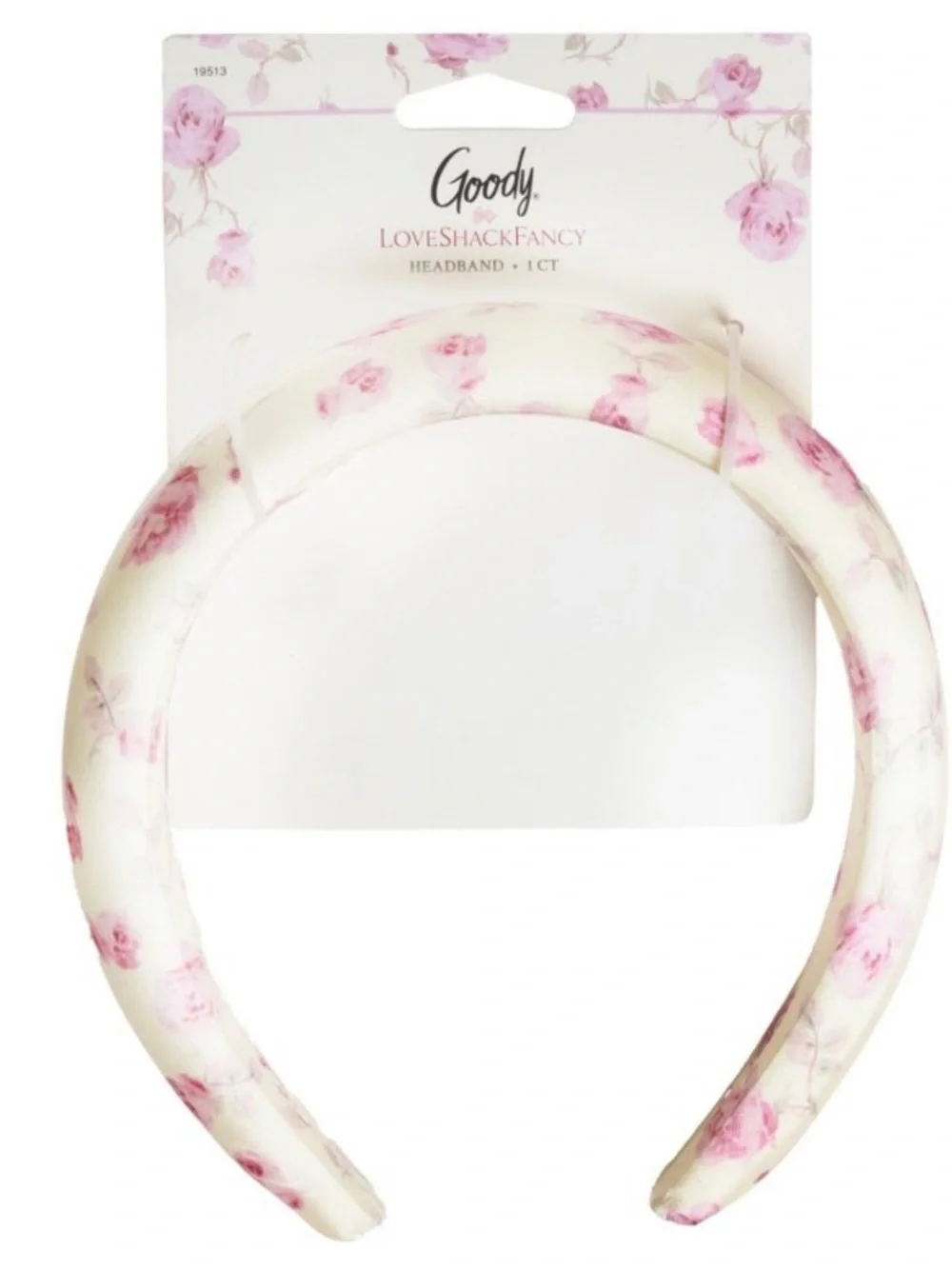 LoveShackFancy x Target - Goody Ribbon Rosa Padded Headband in Sterling Dusk